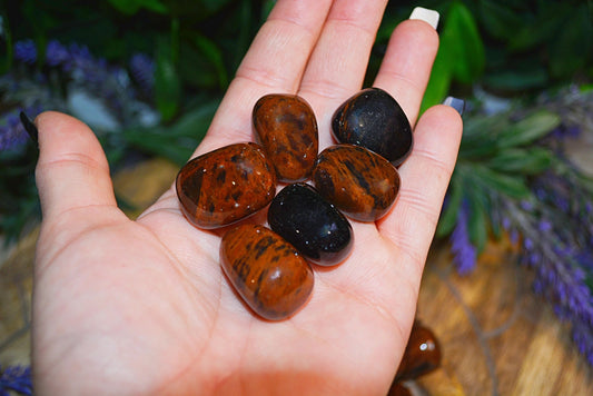 Mahogany Obsidian Tumble Small