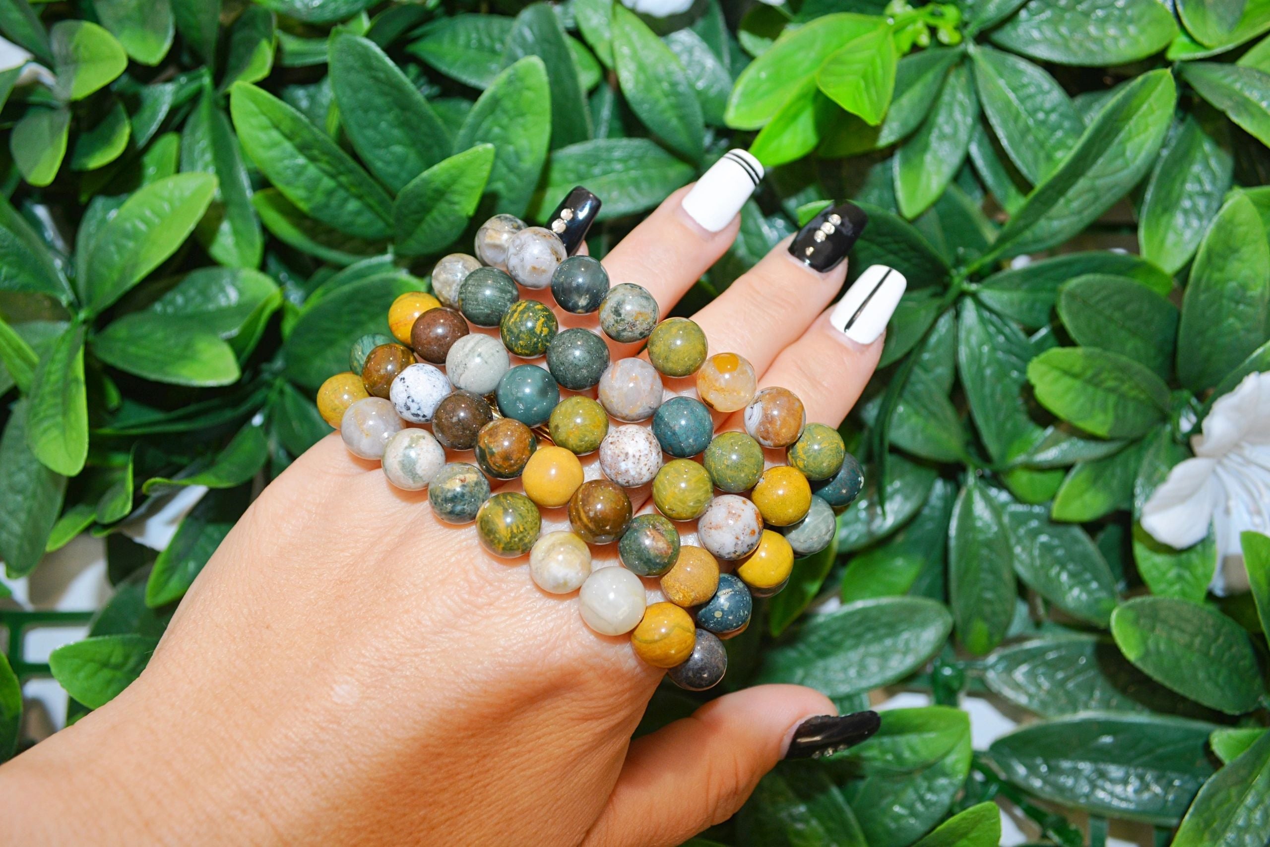 Ocean Jasper Bracelet - 10mm