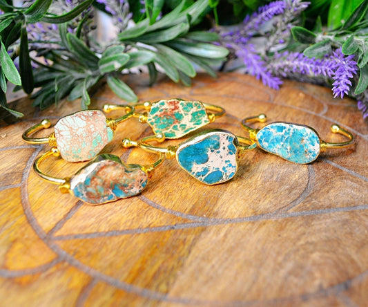 Jasper Bangle - Forest Green/Blue