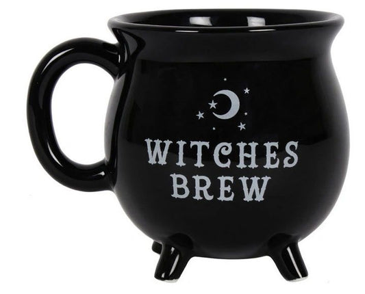 White Witch & Witches Brew Mugs - Black or White Mugs