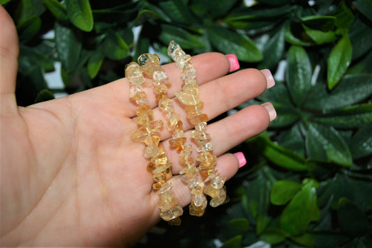 Citrine Chip Bracelet