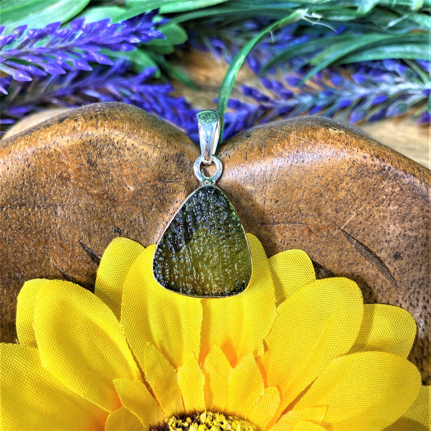 Moldavite Pendants