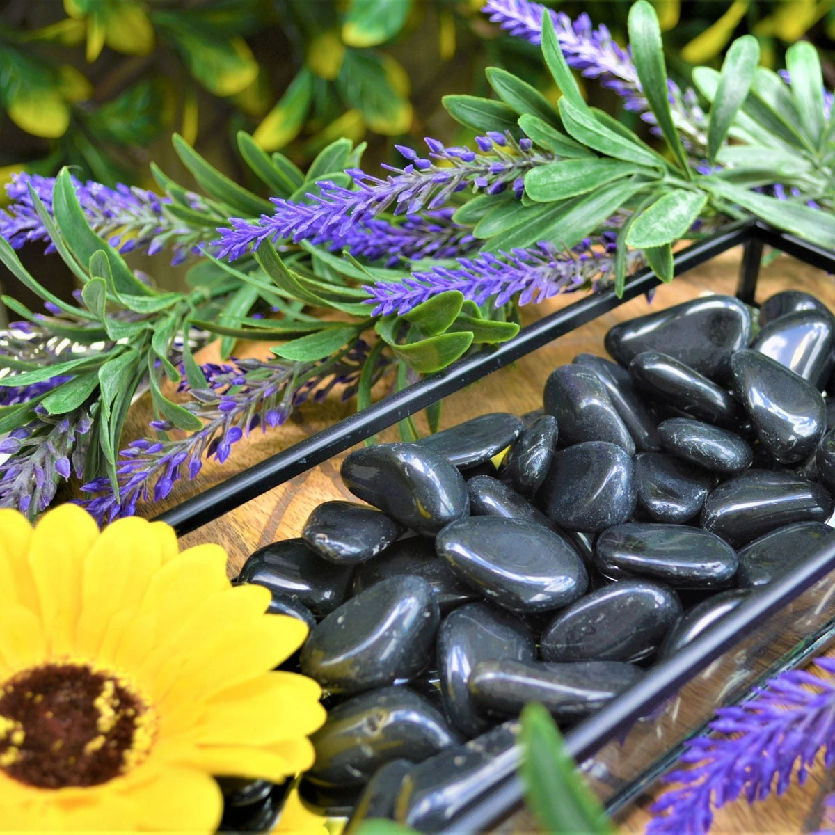 Black Obsidian Tumbles