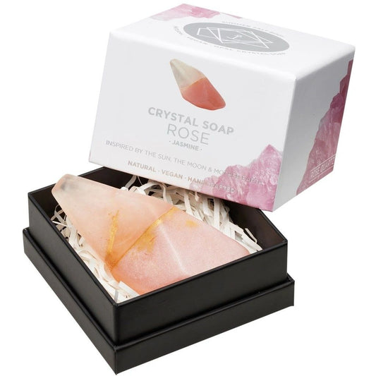 Rose Quartz Crystal Soap