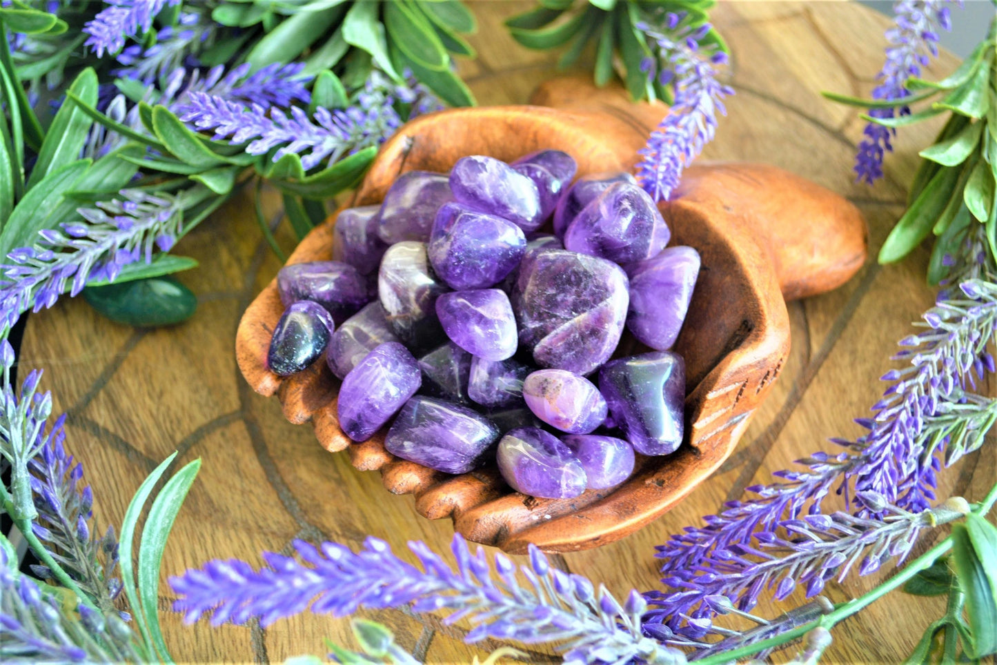 African Amethyst Tumbles