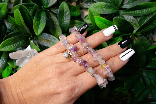 Fluorite Chip Bracelet