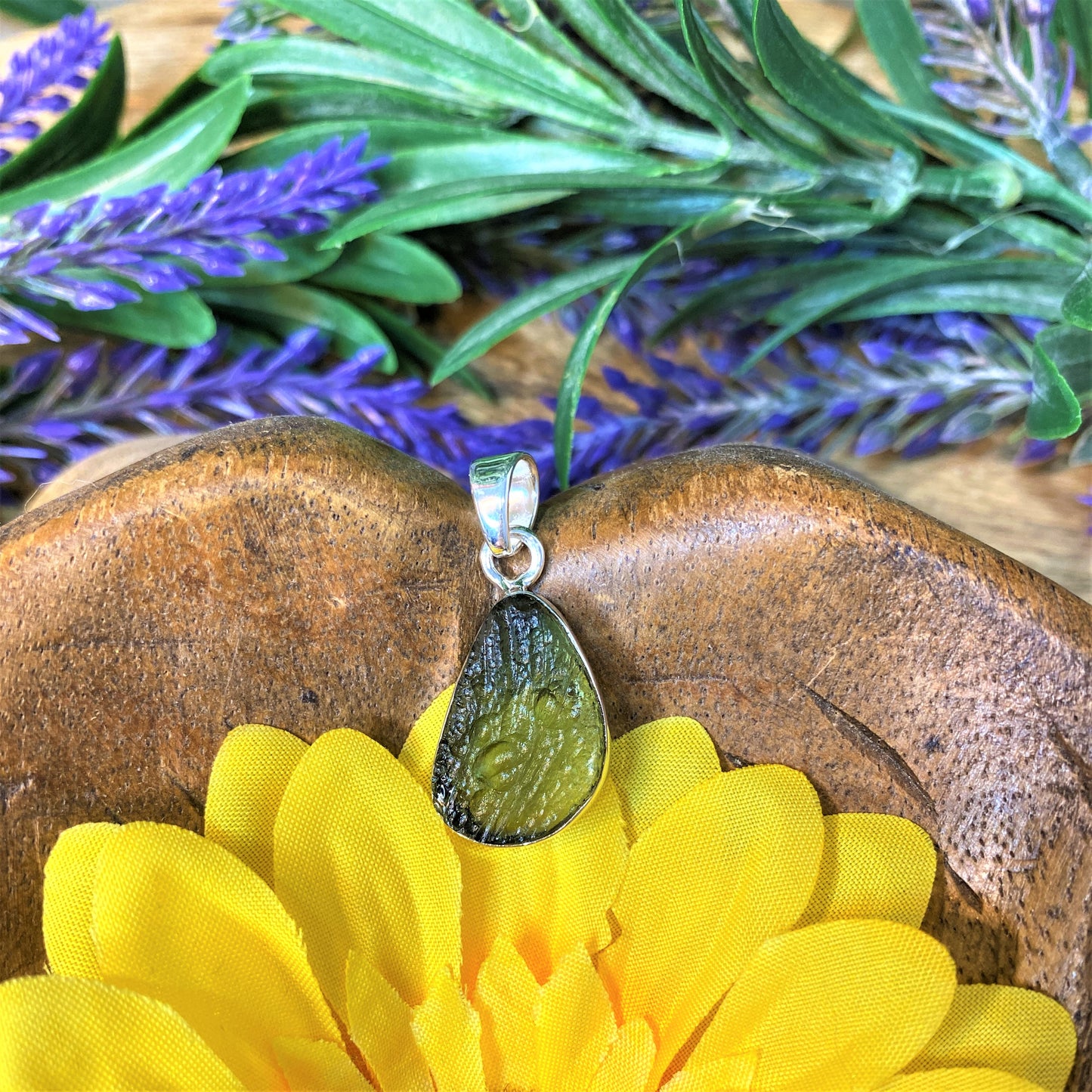 Moldavite Pendants