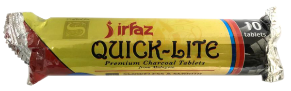 Irfaz Quick-Lite Premium Charcoal Tablets