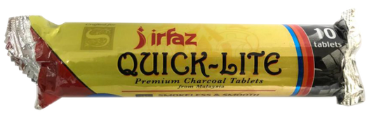 Irfaz Quick-Lite Premium Charcoal Tablets