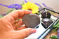 Rainbow Obsidian Heart