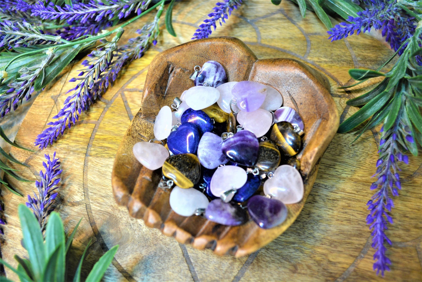 Dream Amethyst Heart Crystal Pendant