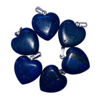 Lapis Lazuli Heart Crystal Pendant