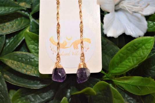 Amethyst Dangle Earrings