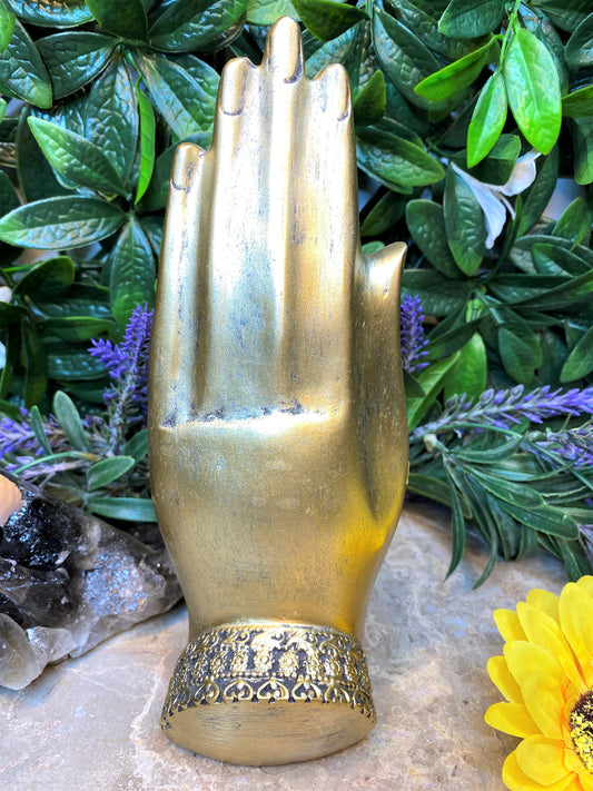 Namaste Buddha Hand Statue