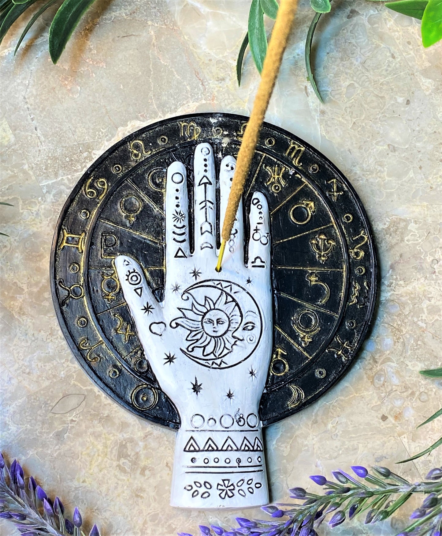 Astrology/Horoscope Hand Incense Holder