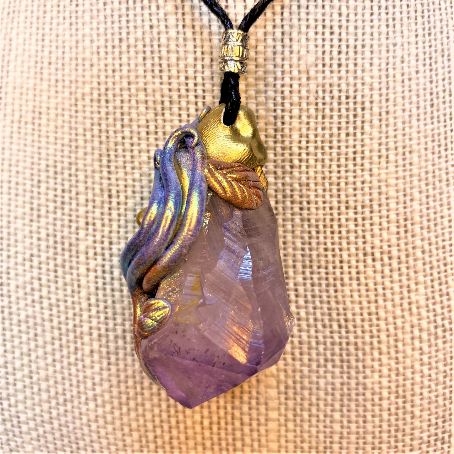 Fairy Face Crystal Necklace