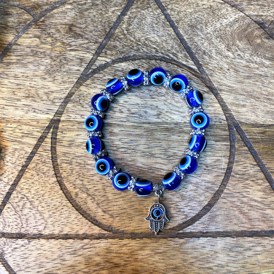 Evil Eye Bracelet ~ Eye or Hand Pendant