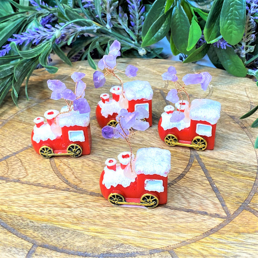 Amethyst Christmas Train