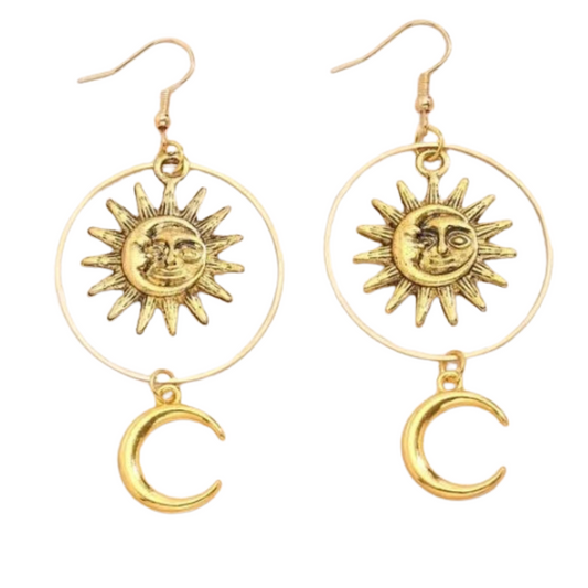 Sun & Moon Witchy Earrings
