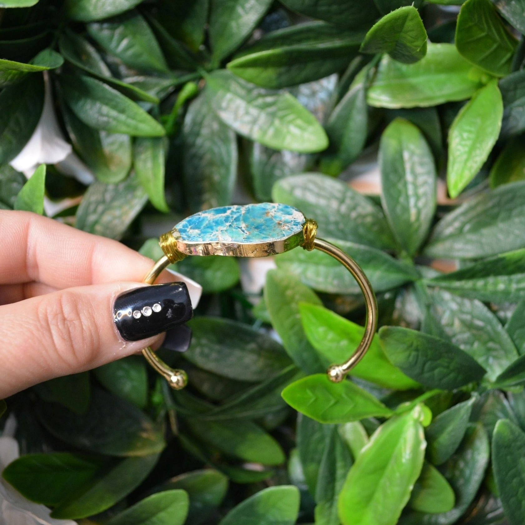 Jasper Bangle - Forest Green/Blue