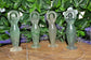 Fluorite Carved Goddess Totem - Standing