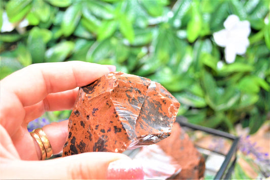 Mahogany Obsidian Chunk Medium