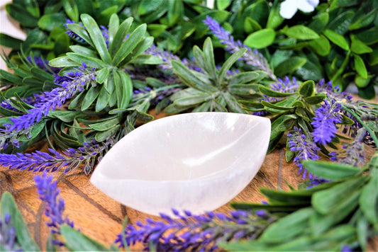 Selenite Third Eye Shape Bowls