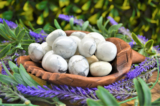 White Howlite Tumbles