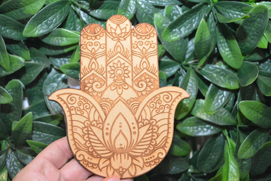 Hamsa Hand Wooden Altar Display