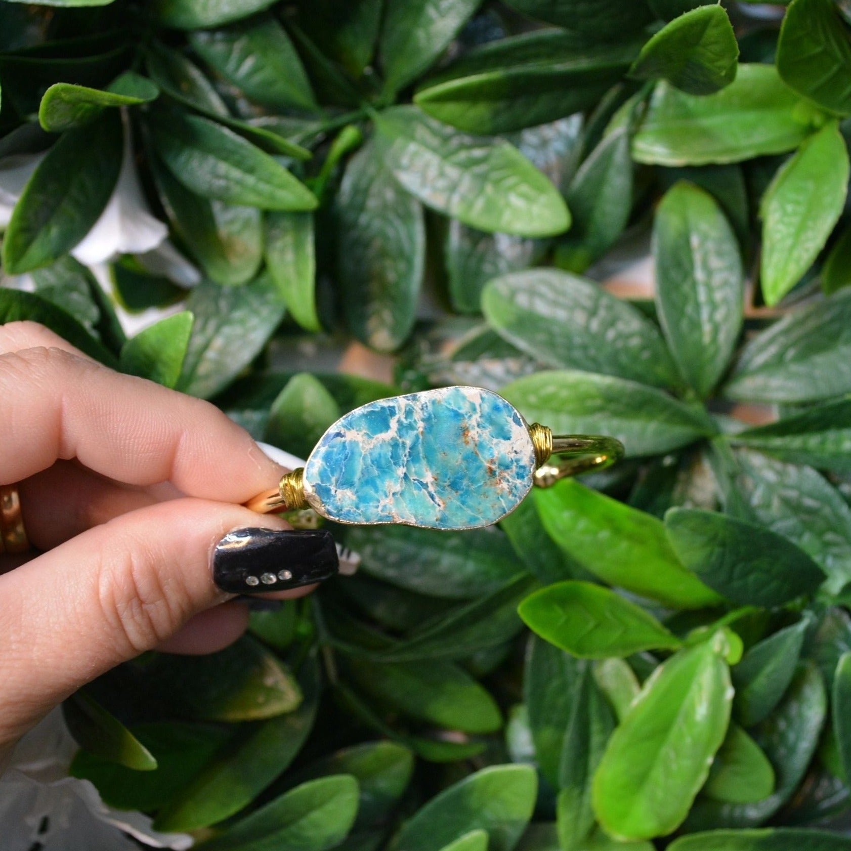 Jasper Bangle - Forest Green/Blue