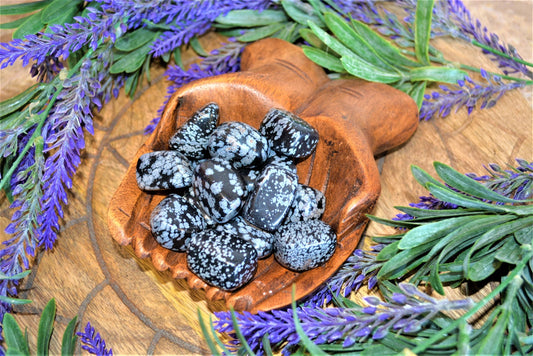 Snowflake Obsidian Tumbles