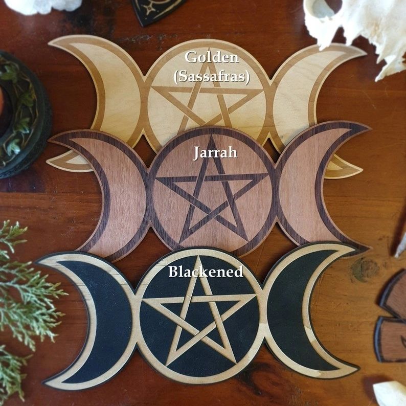 Moon Phase Tarot & Oracle Card Display Stand