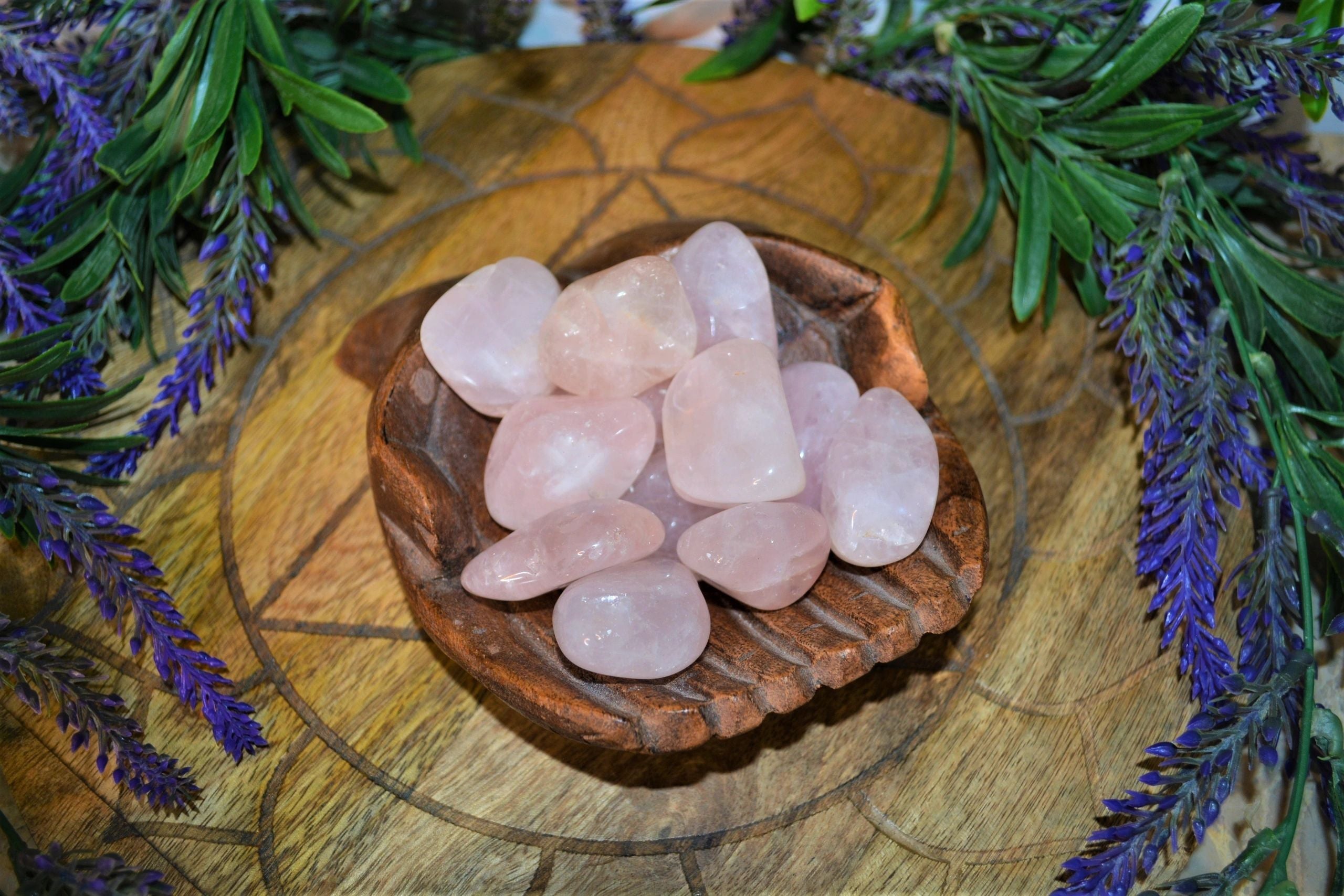 Rose Quartz Tumble Med