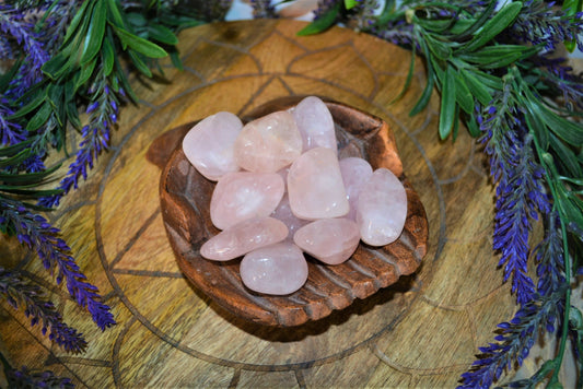 Rose Quartz Tumble Med