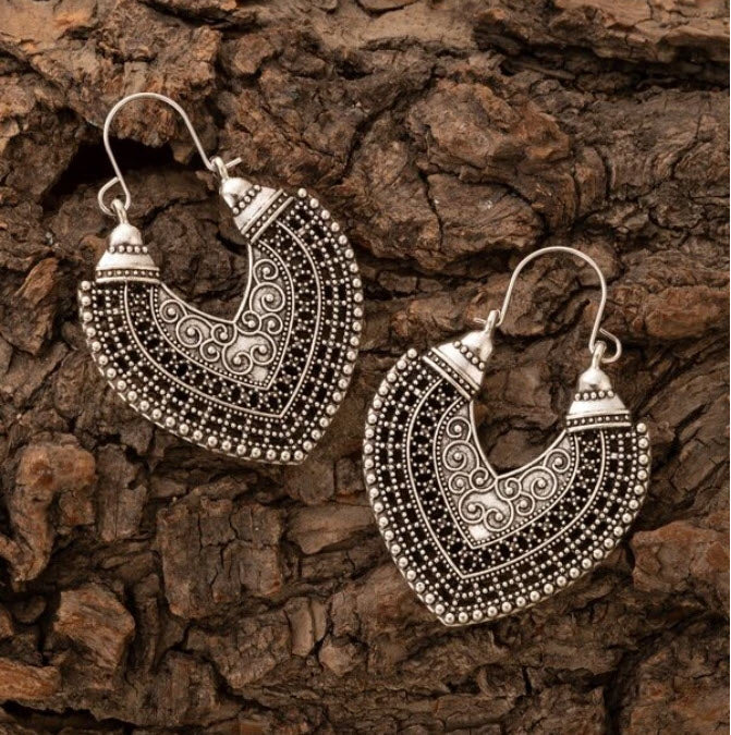 Love Boho Earrings - Silver & Gold